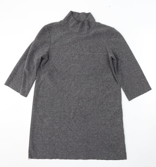 Womens UK Size S Zara Grey Pullover Jumper
