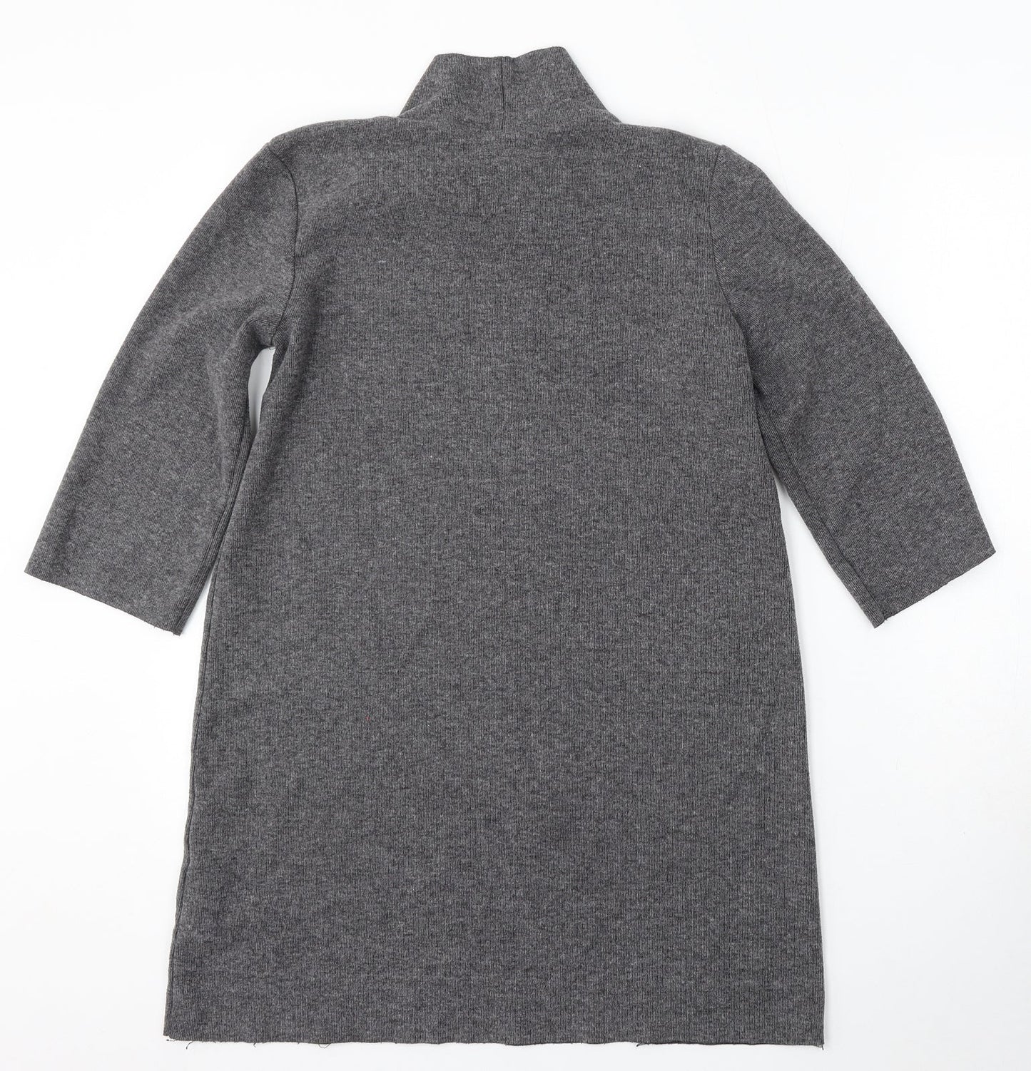 Womens UK Size S Zara Grey Pullover Jumper