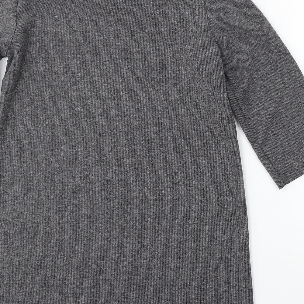 Womens UK Size S Zara Grey Pullover Jumper