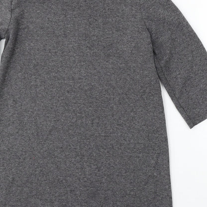 Womens UK Size S Zara Grey Pullover Jumper
