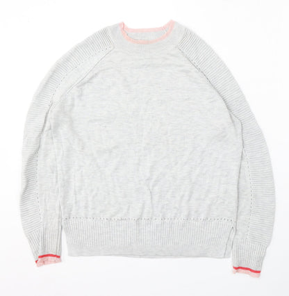 Womens UK Size 12 NEXT Grey Pullover Jumper