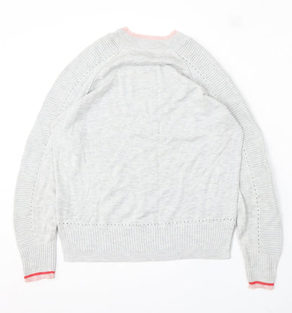 Womens UK Size 12 NEXT Grey Pullover Jumper
