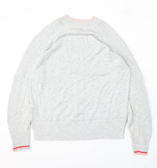 Womens UK Size 12 NEXT Grey Pullover Jumper