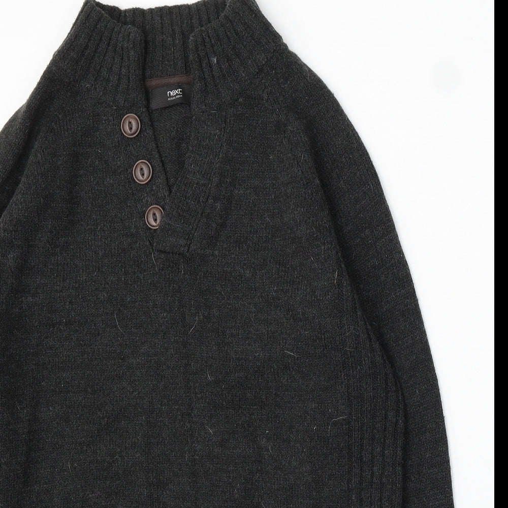 Womens UK Size L NEXT Grey Pullover Jumper