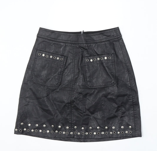 Womens UK Size 4 Stradivarius A-Line  Skirt