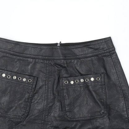 Womens UK Size 4 Stradivarius A-Line  Skirt