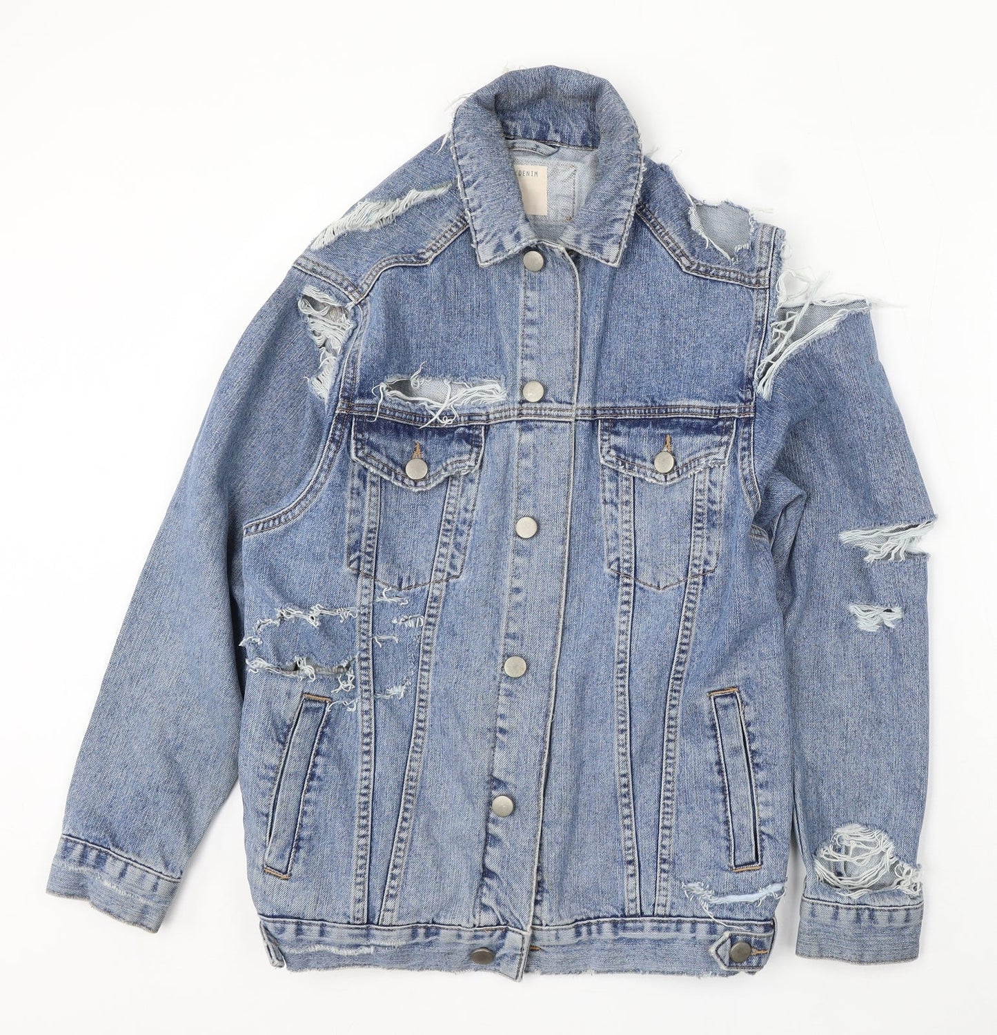 Womens UK Size 4 ASOS Blue Jacket