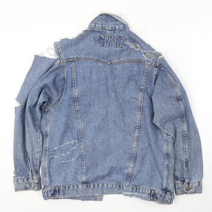 Womens UK Size 4 ASOS Blue Jacket