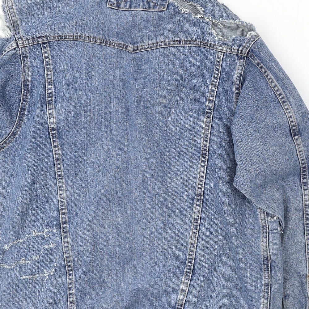 Womens UK Size 4 ASOS Blue Jacket