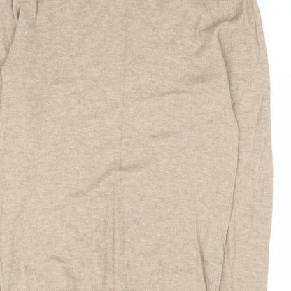 ASOS Mens Brown Round Neck Nylon Pullover Jumper Size M