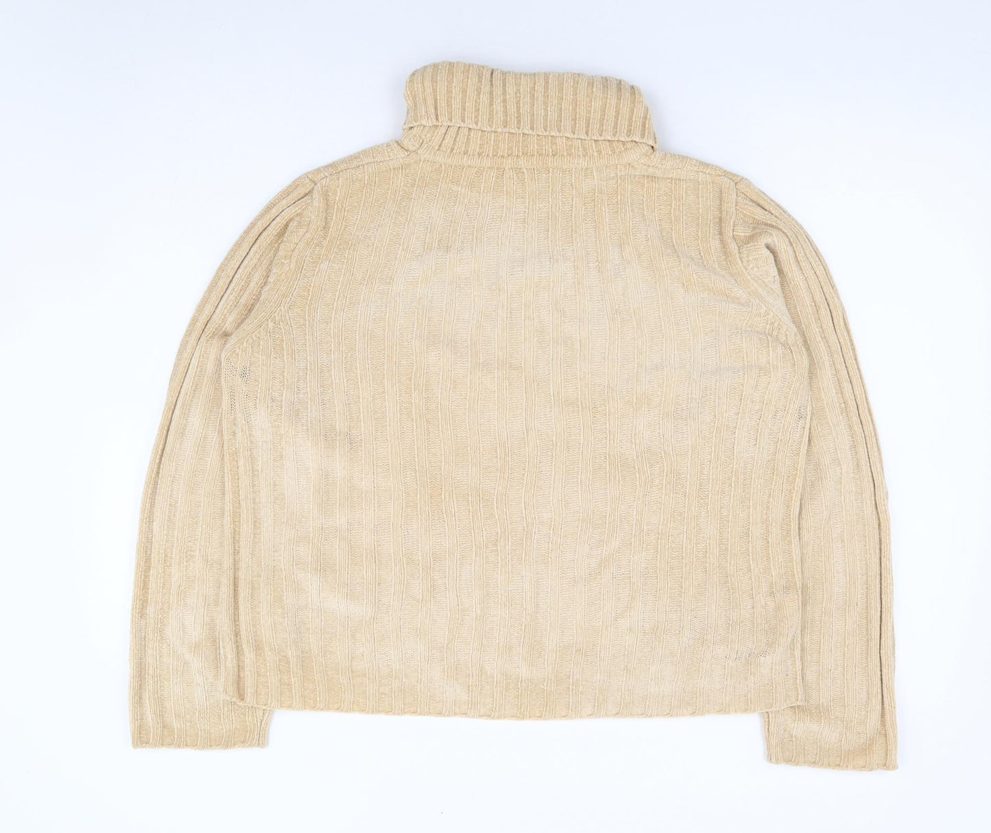 Womens UK Size 12 Preworn Beige Pullover Jumper