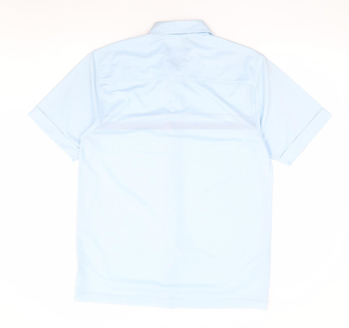 Mens UK Size S Innocentimens Collentions Blue  Button-Up Short Sleeve Casual Shi