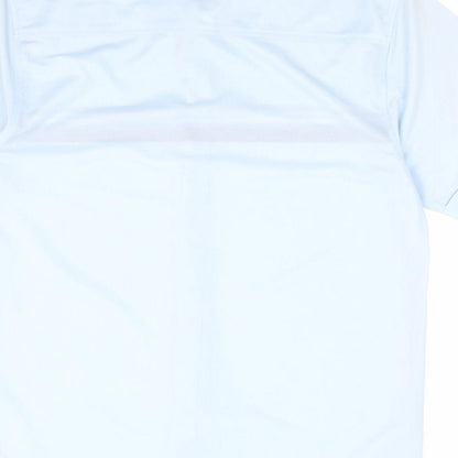 Mens UK Size S Innocentimens Collentions Blue  Button-Up Short Sleeve Casual Shi