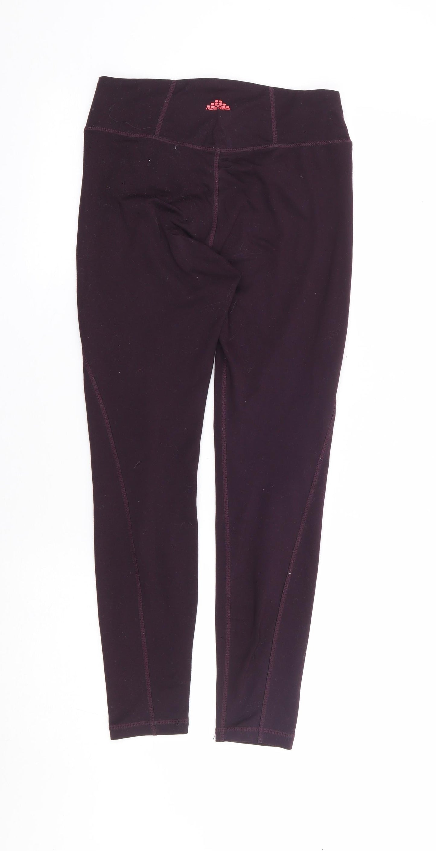 H&M Womens Purple Polyester Cropped Leggings Size XS L25 in Regular