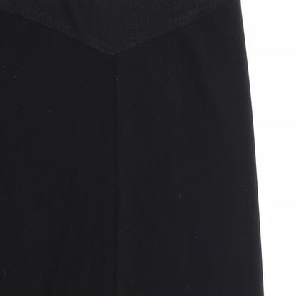 PRETTYLITTLETHING Womens Black Polyester Jumpsuit One-Piece Size 6 L18 in