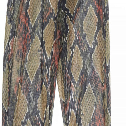 Womens UK Size 4 PRETTYLITTLETHING Regular Fit  Green Trousers