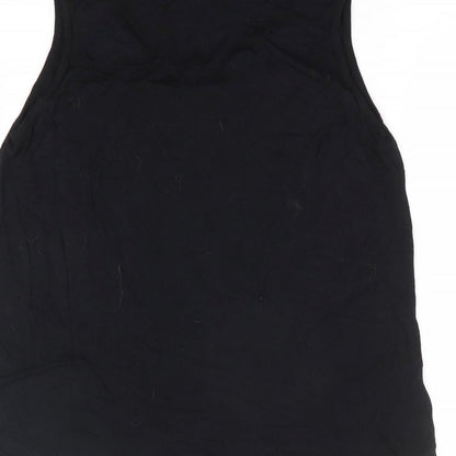 Womens UK Size 12 Marina Kaneva Black Jersey Tank