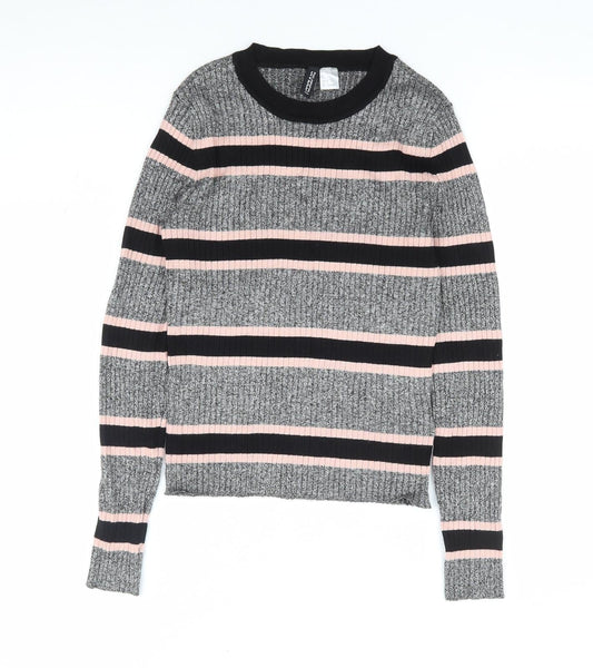 Womens UK Size S H&M Grey Pullover Jumper