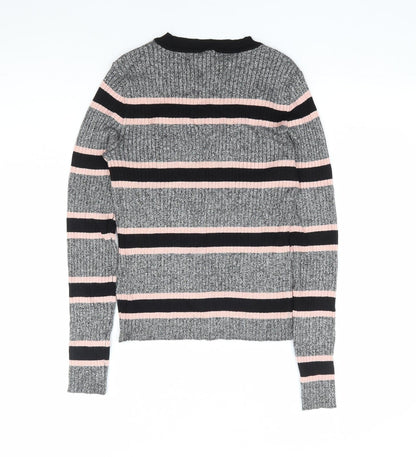 Womens UK Size S H&M Grey Pullover Jumper