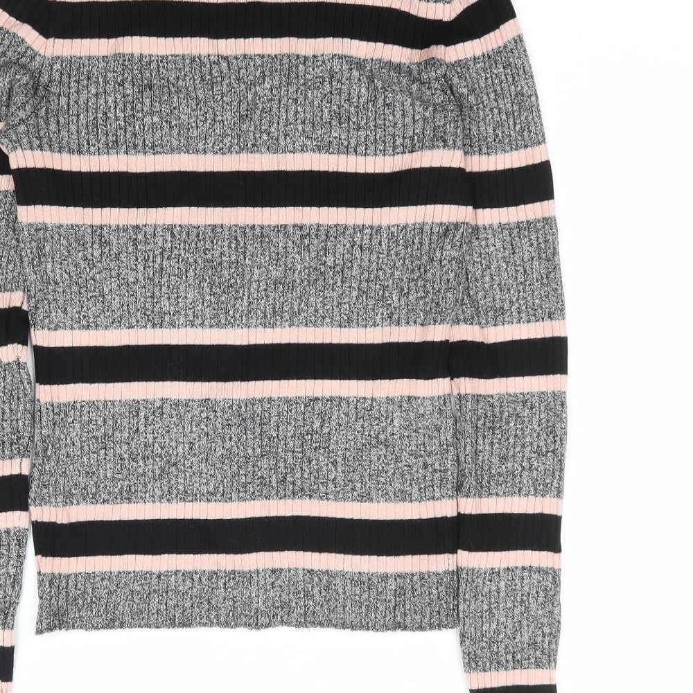 Womens UK Size S H&M Grey Pullover Jumper