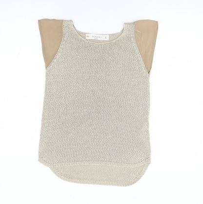 Womens UK Size S Zara Gold Pullover Jumper