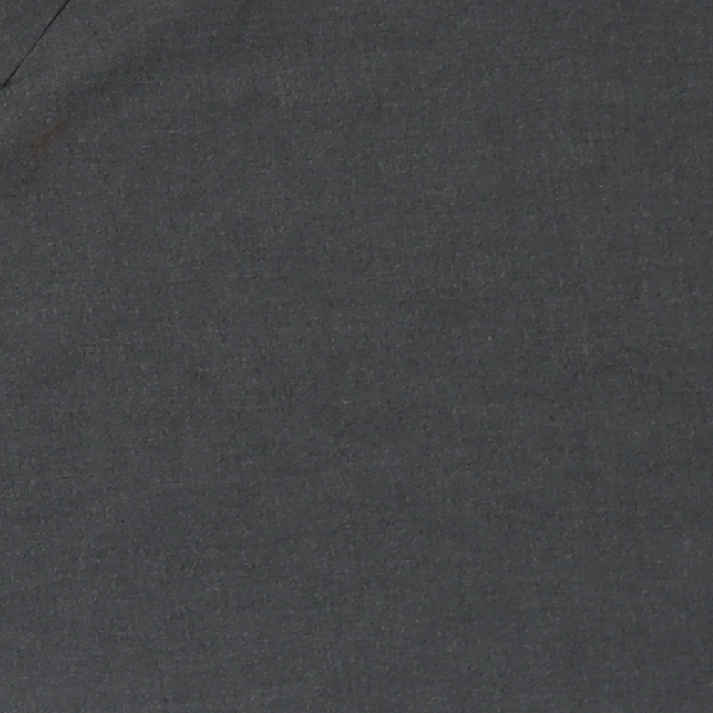 Marks and Spencer Girls Grey Polyester Flare Skirt Size 9 Years Regular