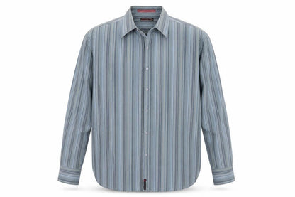Mens UK Size 2XL Duke Blue  Button-Up Long Sleeve Casual Shirt