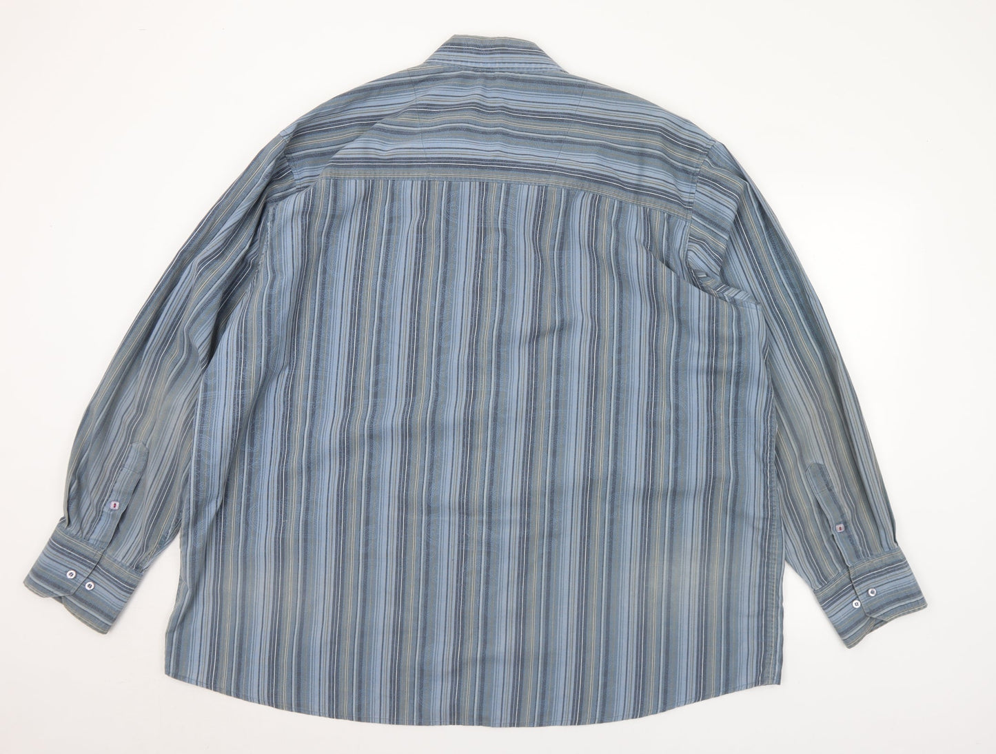 Mens UK Size 2XL Duke Blue  Button-Up Long Sleeve Casual Shirt