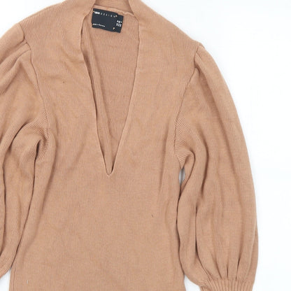 Womens UK Size 10 ASOS Brown Pullover Jumper