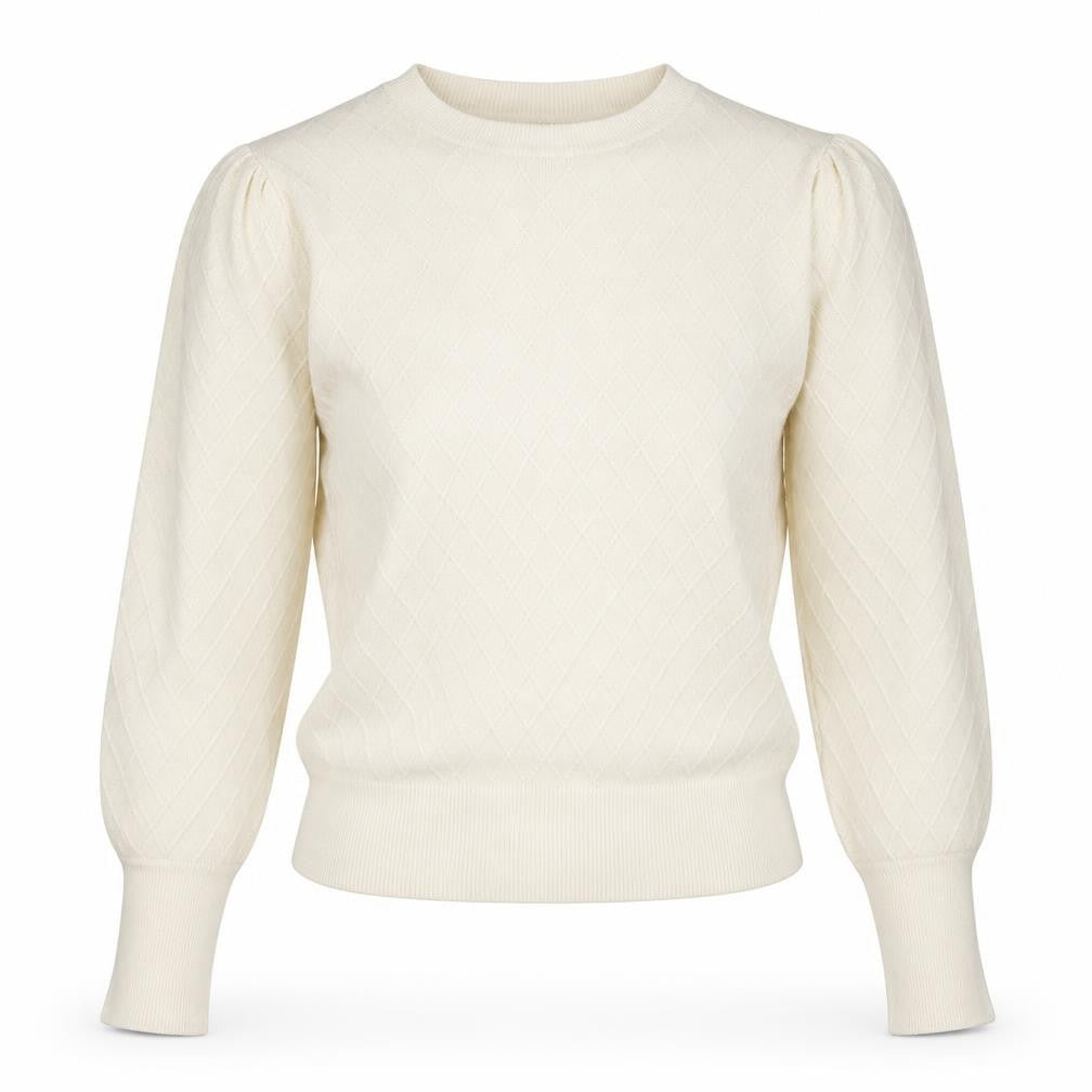 Womens UK Size 8 Marks and Spencer White Pullover Jumper