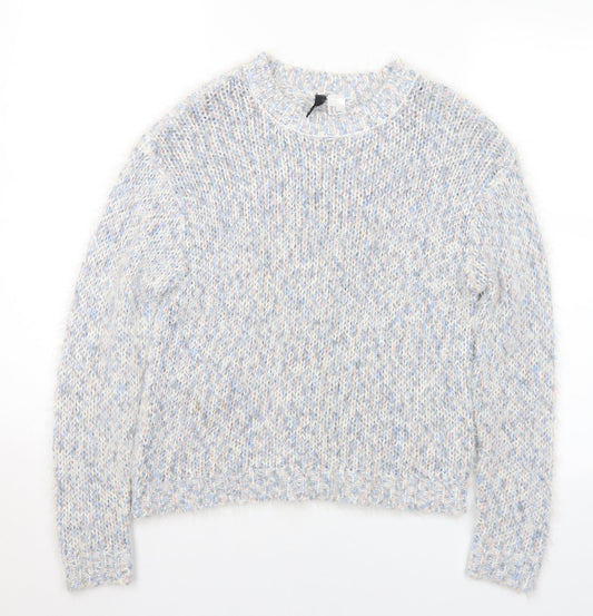 Womens UK Size S Divided Multicoloured Pullover Jumper