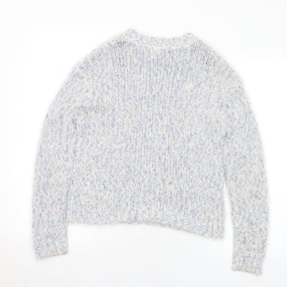 Womens UK Size S Divided Multicoloured Pullover Jumper