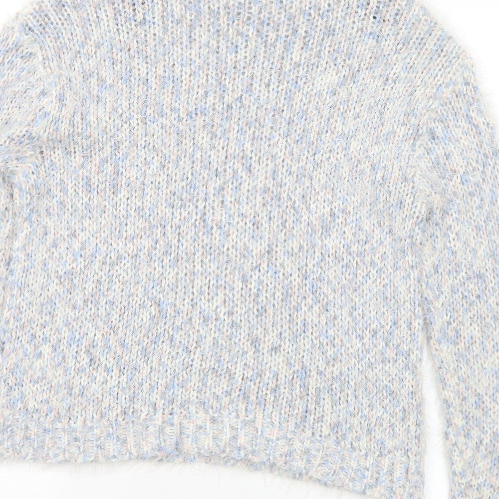 Womens UK Size S Divided Multicoloured Pullover Jumper