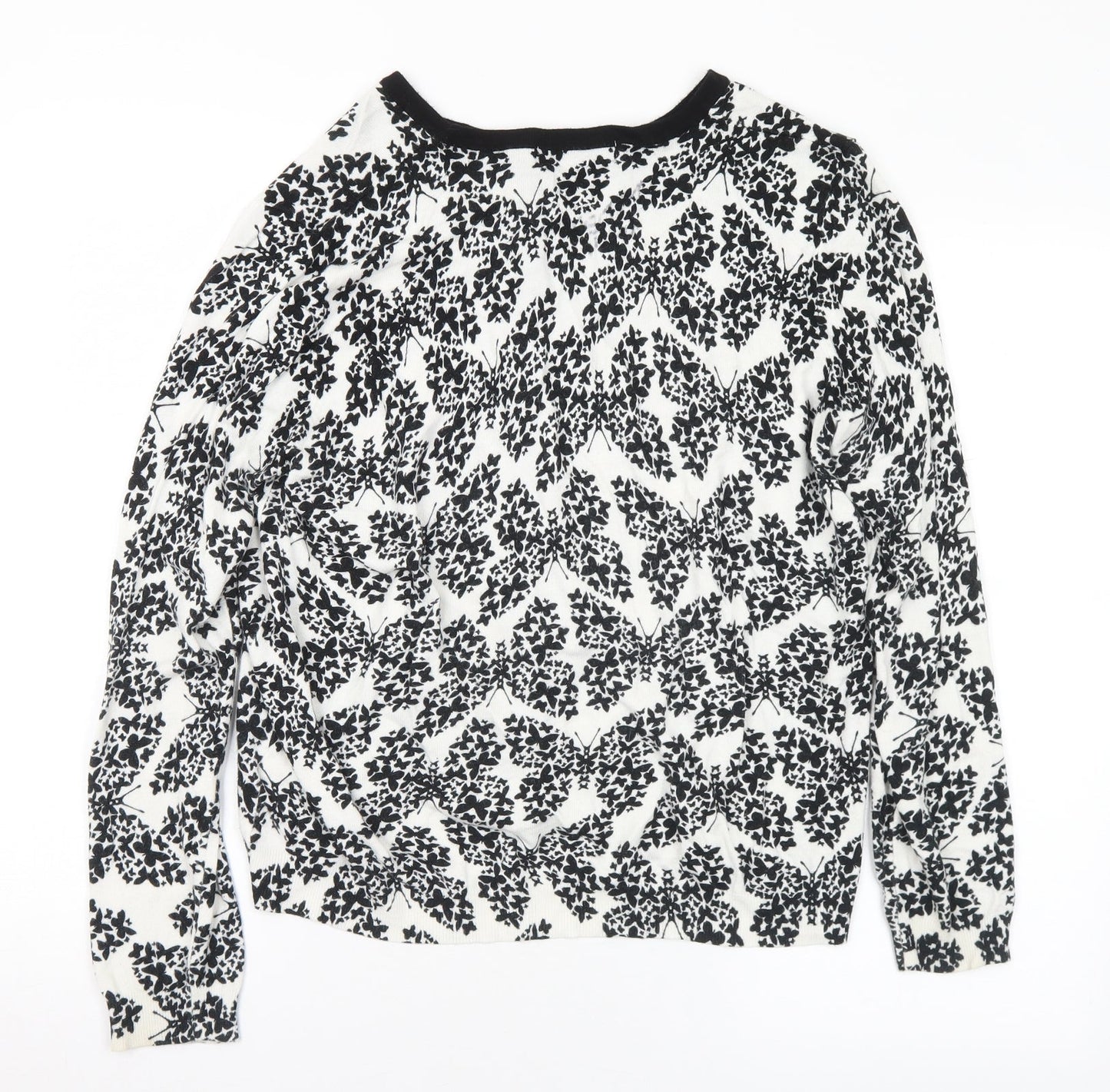 Womens UK Size 18 Marks and Spencer White Cardigan Jumper