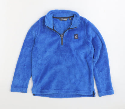 Hi Gear Boys Blue Jacket Size 7-8 Years Zip