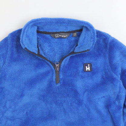 Hi Gear Boys Blue Jacket Size 7-8 Years Zip