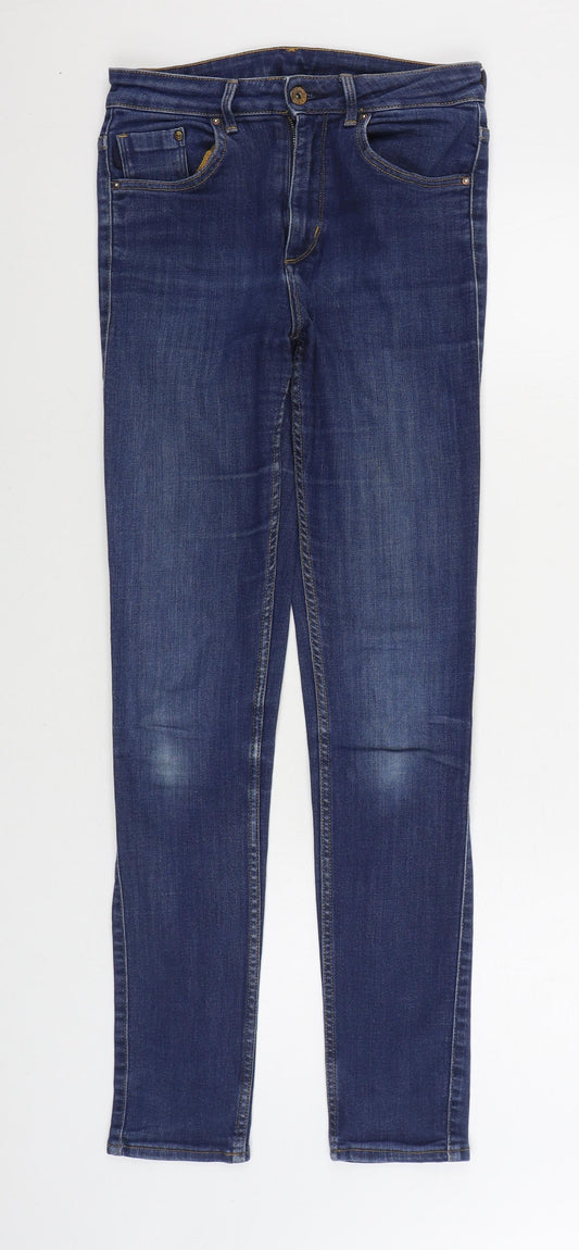 H&M Mens Blue Cotton Skinny Jeans Size 29 in L32 in Regular Zip