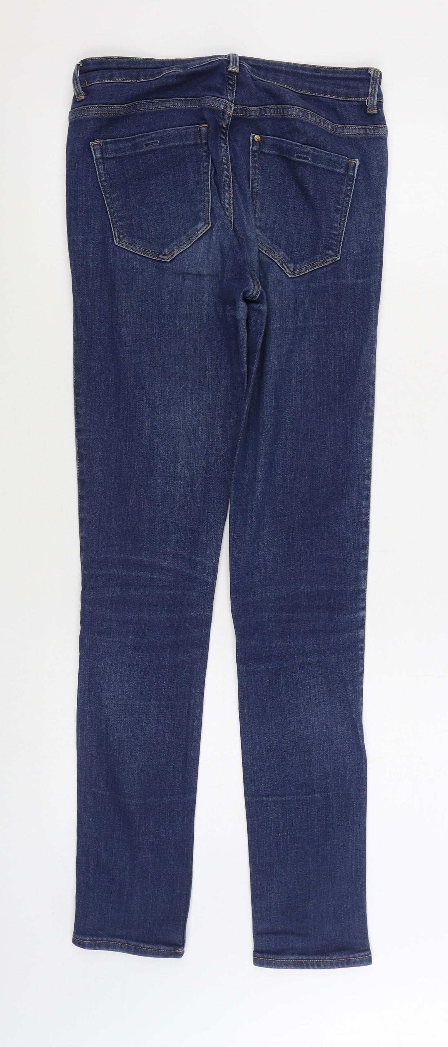 H&M Mens Blue Cotton Skinny Jeans Size 29 in L32 in Regular Zip