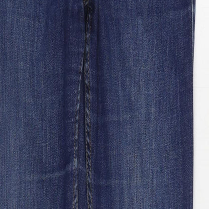 H&M Mens Blue Cotton Skinny Jeans Size 29 in L32 in Regular Zip