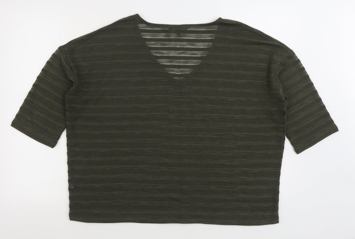 Womens UK Size 14 NEXT Green Pullover Jumper