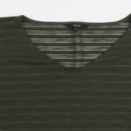 Womens UK Size 14 NEXT Green Pullover Jumper