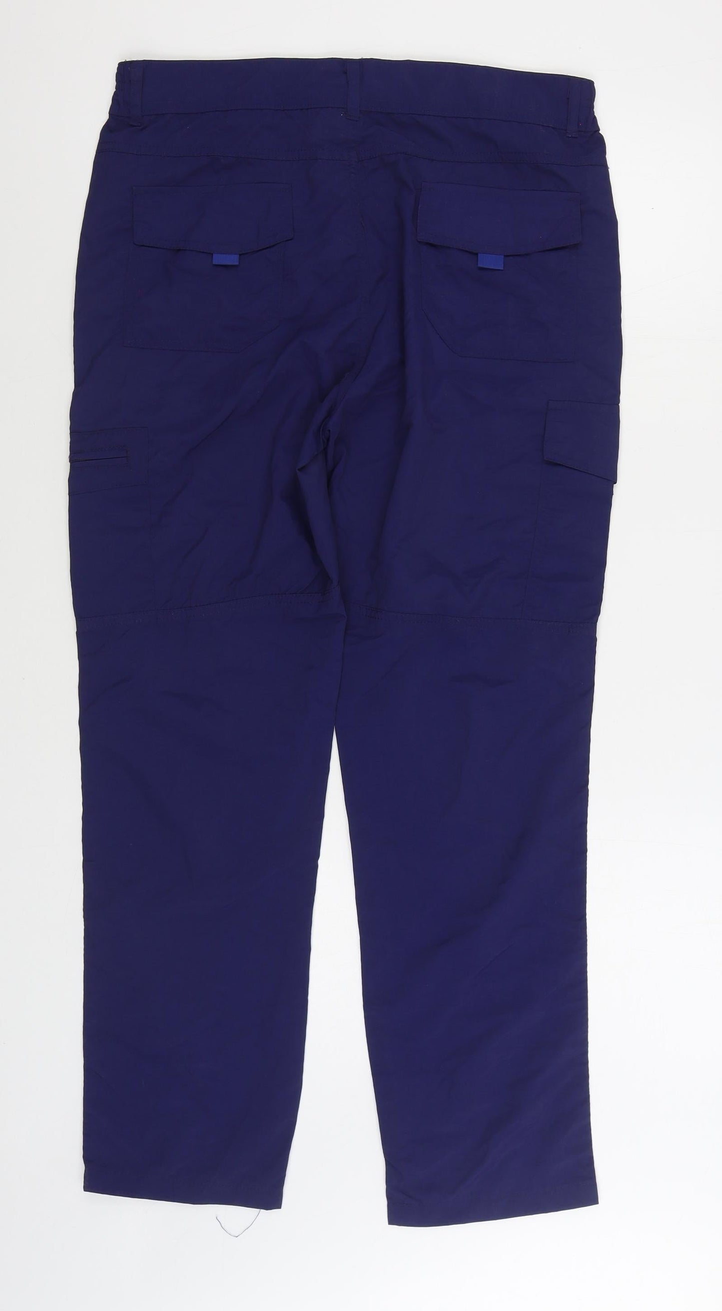 Mens UK Size L Since 1946 Regular Fit Cargo Blue Trousers