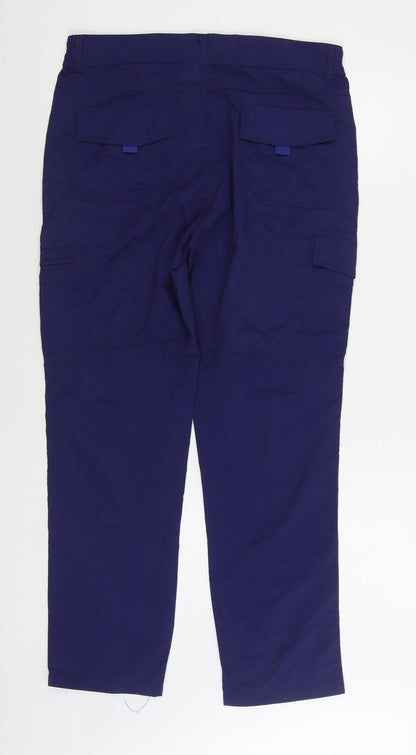 Mens UK Size L Since 1946 Regular Fit Cargo Blue Trousers