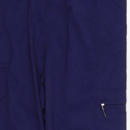 Mens UK Size L Since 1946 Regular Fit Cargo Blue Trousers