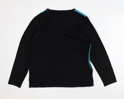 Womens UK Size L Fay Louise Black Pullover Jumper