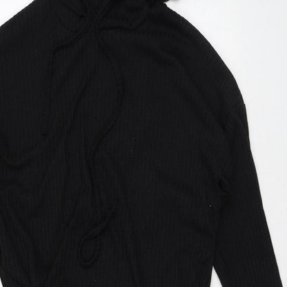 Womens UK Size M Preworn Black Cardigan Jumper