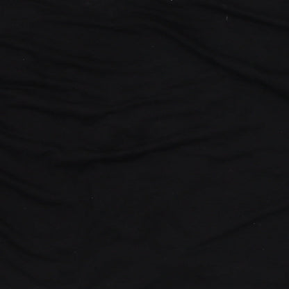 Womens UK Size S Sheilay Black Basic T-Shirt