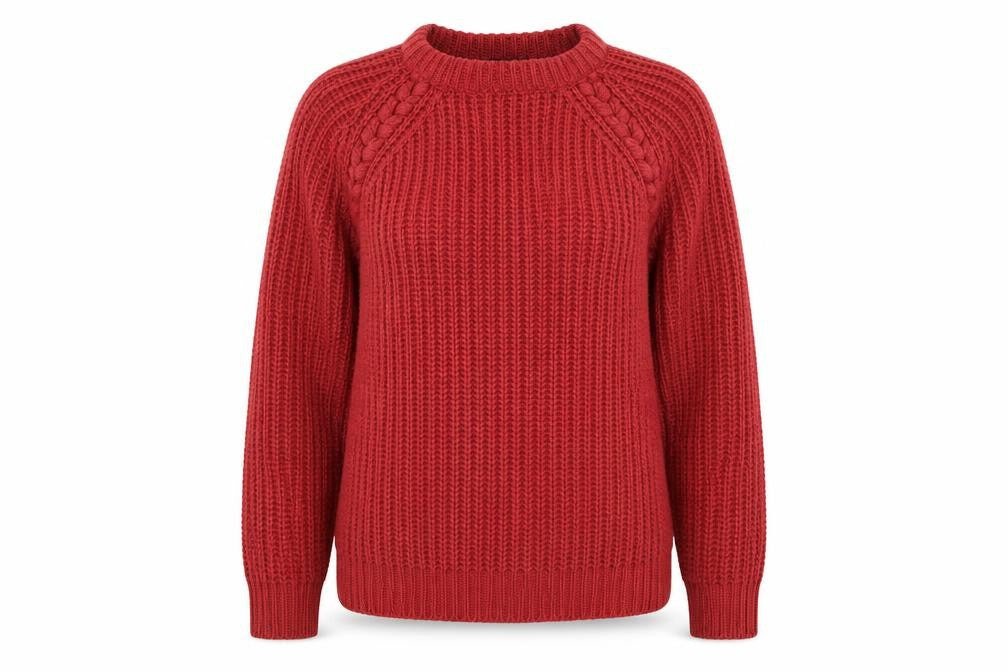Womens UK Size 8 Atmosphere Red Pullover Jumper