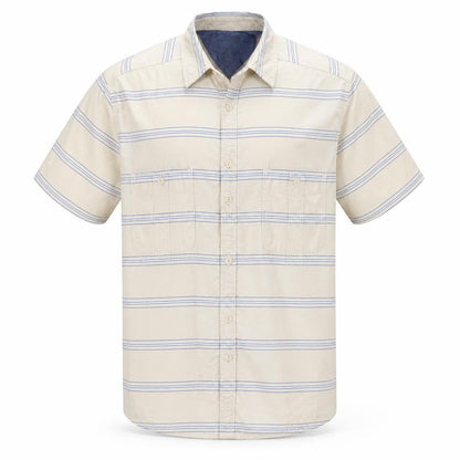 Mens UK Size L NEXT Yellow  Button-Up Short Sleeve Casual Shirt