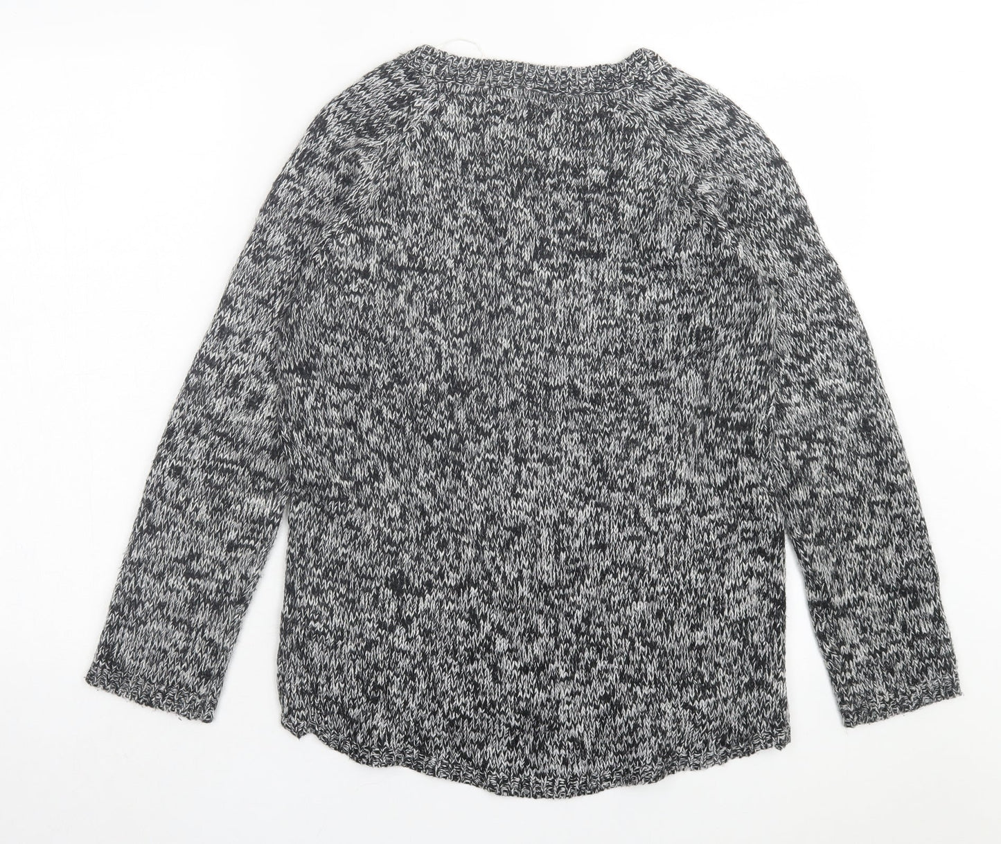 Womens UK Size 12 Heart & Soul Grey Pullover Jumper